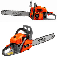 Kraft&Dele motorna pila 5,9 ks 2 lanca 40 cm+45cm