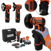 Mini Aku Kutna Brusilica 12V- Li-ion 2x12V